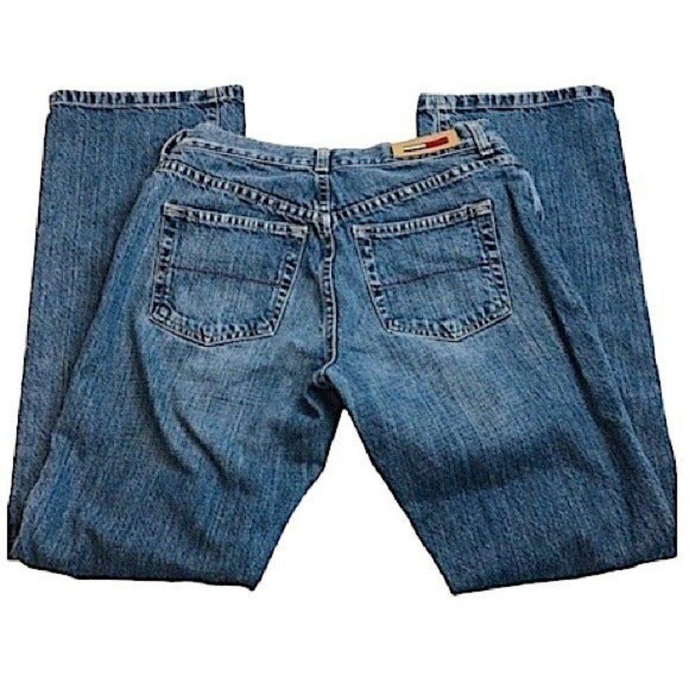 Tommy Hilfiger Womens Size 4 Jeans Bootcut Medium Wash Denim Pull On Classic